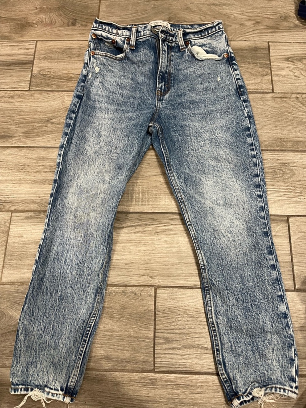 Vintage Light Wash Straight Leg Abercrombie & Fitch Jeans
